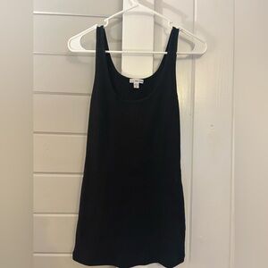 James Perse Sleek Black Tank Top